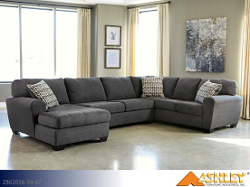 Ashley Ambee Slate Sectional (3 Piece Set)