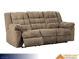 Ashley Workhorse Cocoa Motion Sofa
