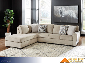 Ashley Decelle Putty Sectional (2 Piece Set)