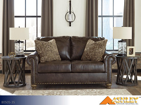 Ashley Nicorvo Coffee Loveseat