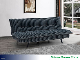 Milton Greens Stars Click Clack Dark Gray Futon