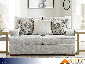 Ashley Mercado Pewter Loveseat