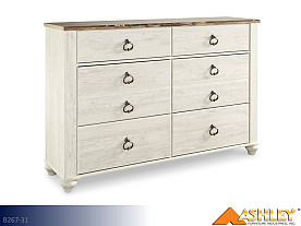 Ashley Willowton Whitewash Dresser