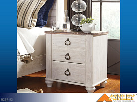 Ashley Willowton Whitewash Nightstand