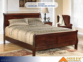 Ashley Alisdair Dark Brown Bed (King)