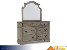 Ashley Lodenbay Two-Tone Dresser & Mirror (2 Piece Set)