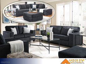 Ashley Altari Slate Sofa and Loveseat (2 Piece Set)