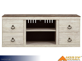 Ashley Willowton Whitewash Entertainment Stand (Large)