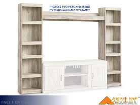 Ashley Bellaby Whitewash Entertainment Stand