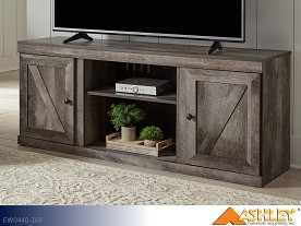 Ashley Wynnlow Gray Entertainment Stand (Large)