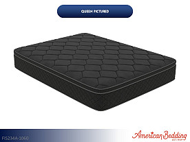 American Bedding Teddy Bear Mattress - King (Black Cover | Essential Gel Foam | 5-Zoned Silhouette Foam | 630 Pocketed Coil Support System with Edge Zoning)