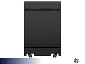 GE 24" Black Portable Dishwasher 