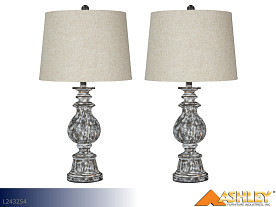 Ashley Macawi Antique Lamp (Pair)