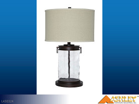 Ashley Tailyn Clear-Bronze Lamp