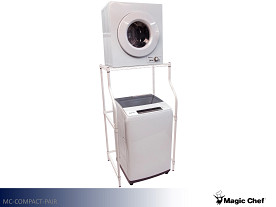 Magic Chef Compact Washer & Dryer Set  - W 2.0 Cu Ft | D 2.6 Cu Ft (White)