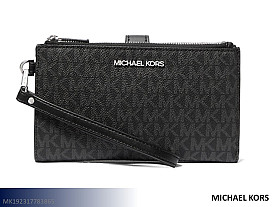 Michael Kors Adele Logo Smartphone Wallet (Black)