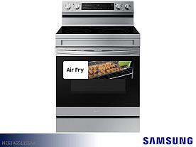 Samsung Air Fry & Convection Electric Range - 6.3 Cu Ft (Stainless)