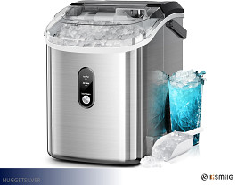 Kismile Sonic Ice Maker - Countertop (Silver)