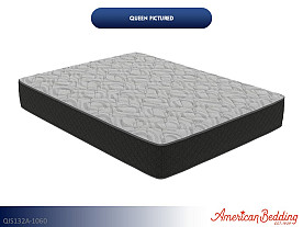 American Bedding Baird Mattress - 14" Profile | King (Double Sided Firm | 884 Pocketed Coil (QN) | Custom Milled Cover)
