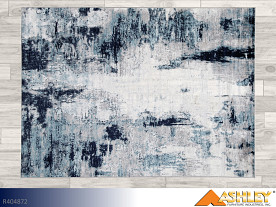 Ashley Leonelle Cream-Blue Rug (Medium)