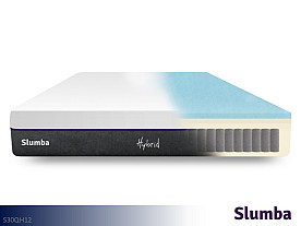 Slumba Hybrid Mattress - 12" Profile | Queen (Pocketed Coil | Memory Foam)