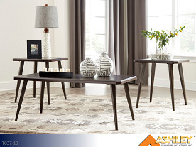 Ashley Fazani Dark Brown Occasional Table Set (3 Piece Set)