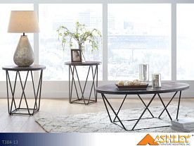 Ashley Neimhurst Dark Brown Occasional Table Set (3 Piece Set)