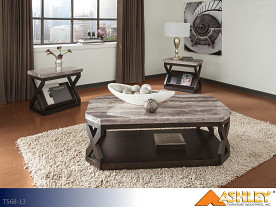 Ashley Radilyn Grayish Brown Occasional Table Set (3 Piece Set)