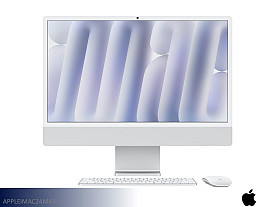 Apple iMac M4 Desktop Computer - 16GB Mem | 256GB SSD (Silver)
