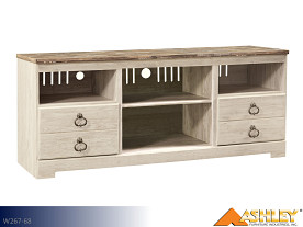 Ashley Willowton Whitewash Entertainment Stand (Large)