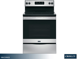 Crosley Self-Cleaning Smooth Top Electric Range - 30 Inch (Stainless)