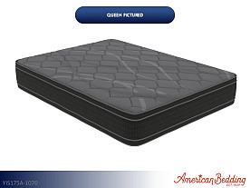 American Bedding Anisha Mattress - 12" Profile | California King (Double Sided Euro Top | 460 Coil (QN) | Plush Foams)