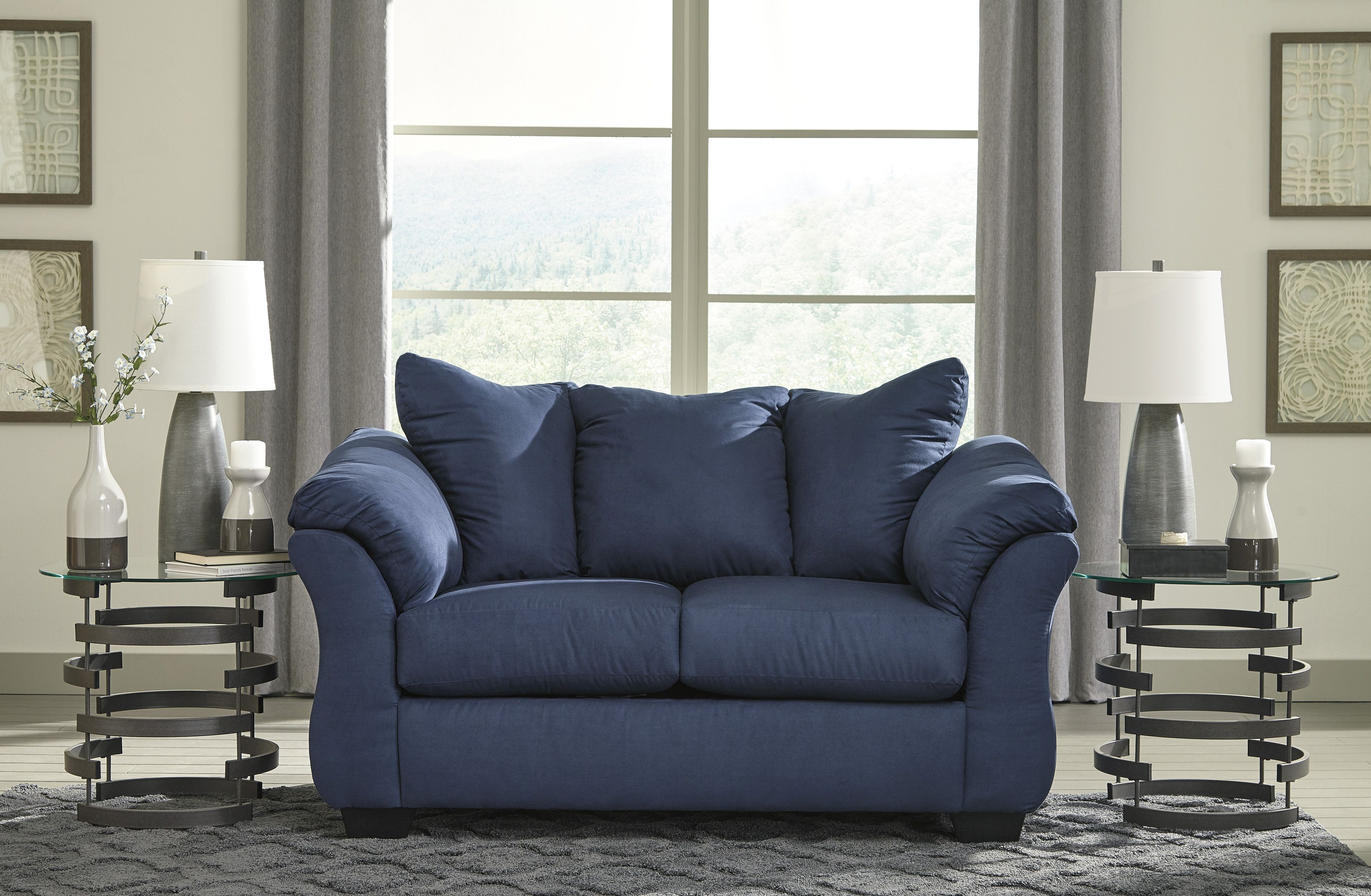 Ashley Darcy Sofa and Loveseat Set - Thumbnail 4