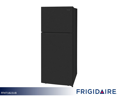 Frigidaire Refrigerator with Top Mount Freezer - 18 Cu Ft (Black)